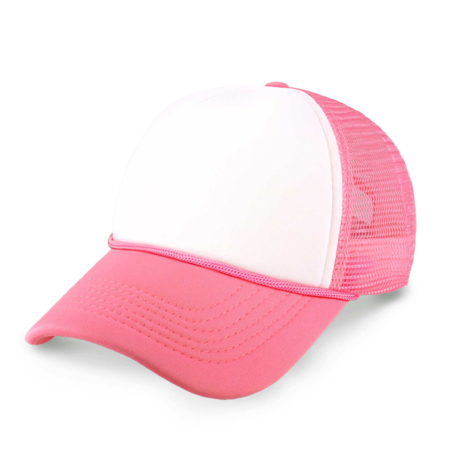 Two-Tone Foam Cap with Rope
