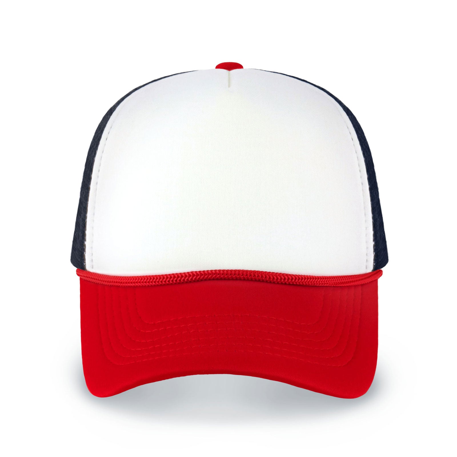 Two-Tone Foam Cap with Rope