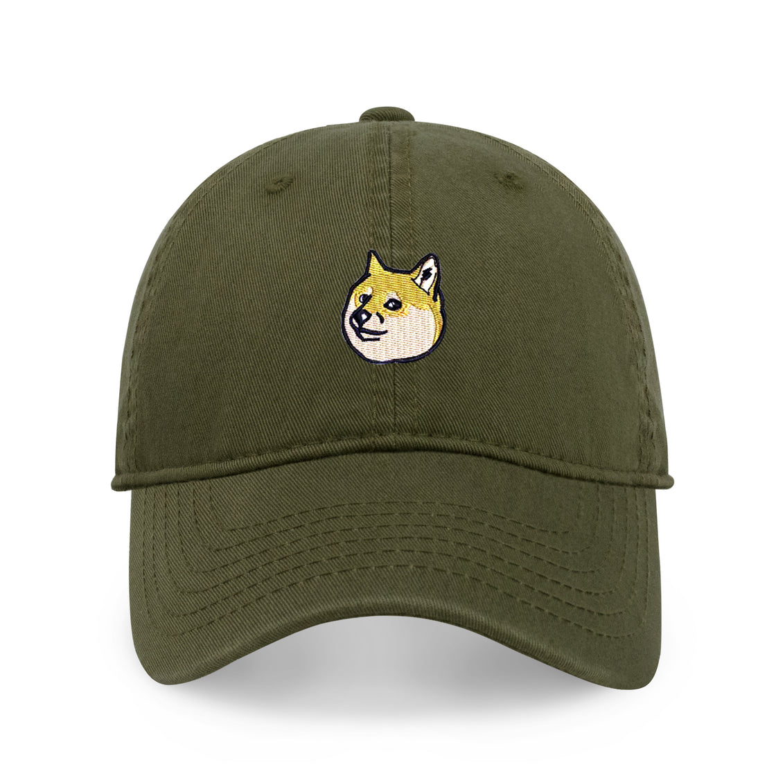 Doge Embroidered Dad Hat – Adjustable Cotton Baseball Cap