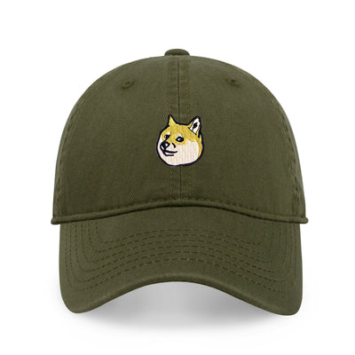 Doge Embroidered Dad Hat – Adjustable Cotton Baseball Cap