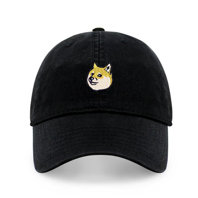 Doge Embroidered Dad Hat – Adjustable Cotton Baseball Cap