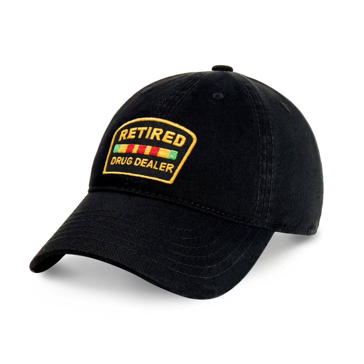 Retired Drug Dealer Embroidered Dad Hat – Adjustable Cotton Baseball Cap