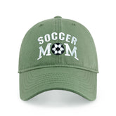 Soccer Mom Design Embroidered Cap