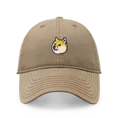 Doge Embroidered Dad Hat – Adjustable Cotton Baseball Cap