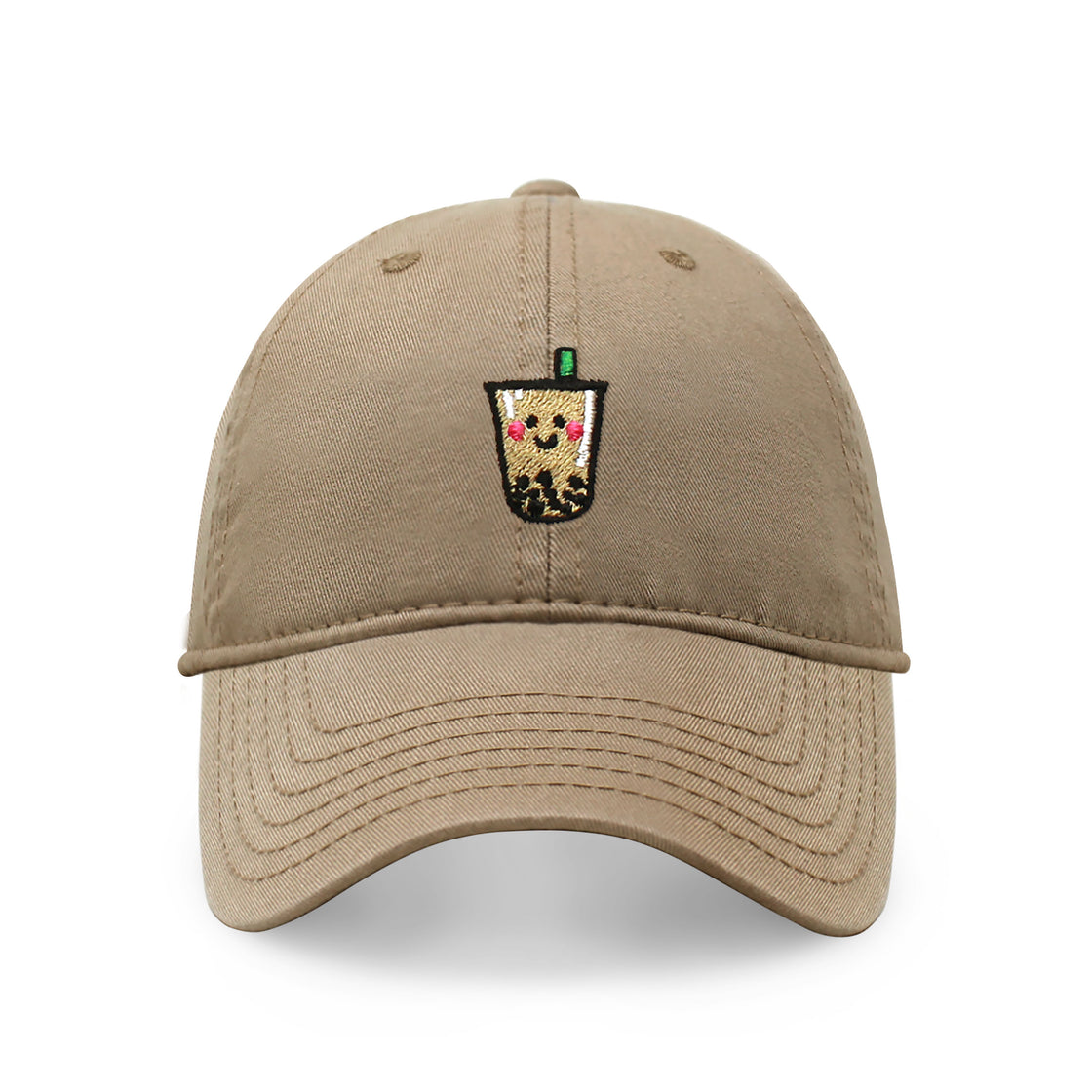 Boba Tea Embroidered Dad Hat – Adjustable Cotton Baseball Cap