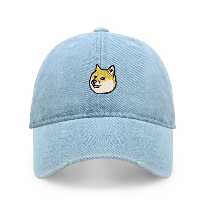 Doge Embroidered Dad Hat – Adjustable Cotton Baseball Cap