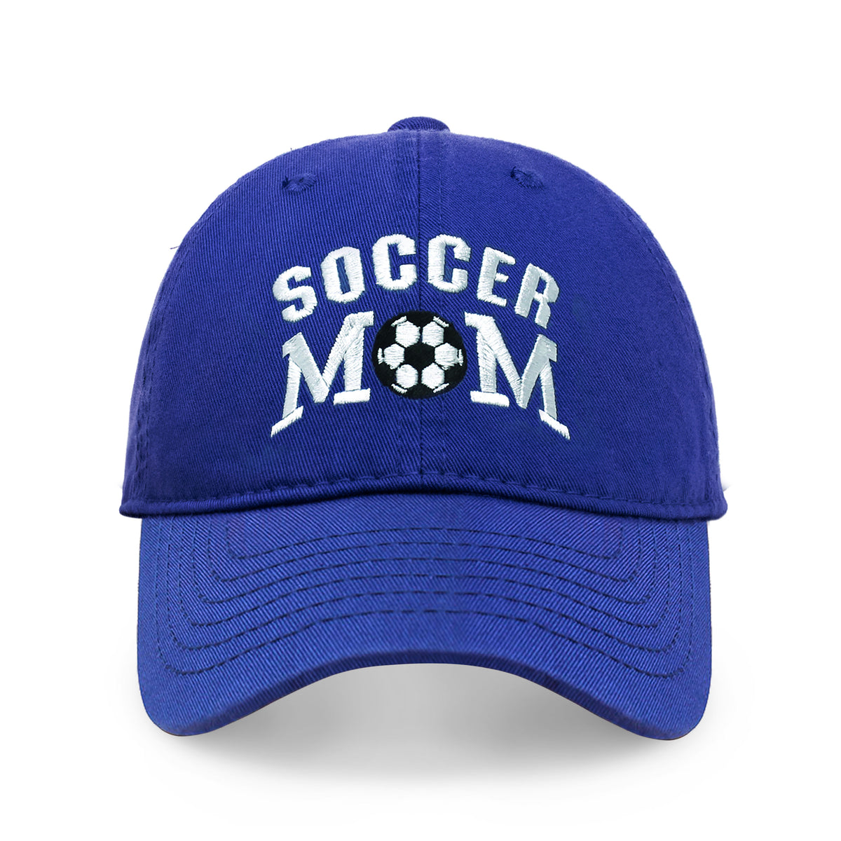 Soccer Mom Design Embroidered Cap