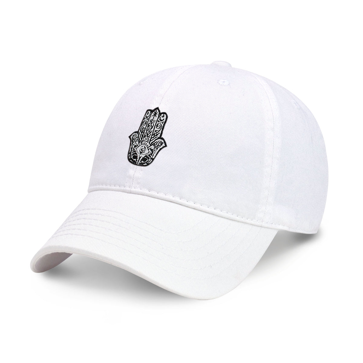 Hamsa Design Embroidered Cap