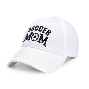 Soccer Mom Design Embroidered Cap