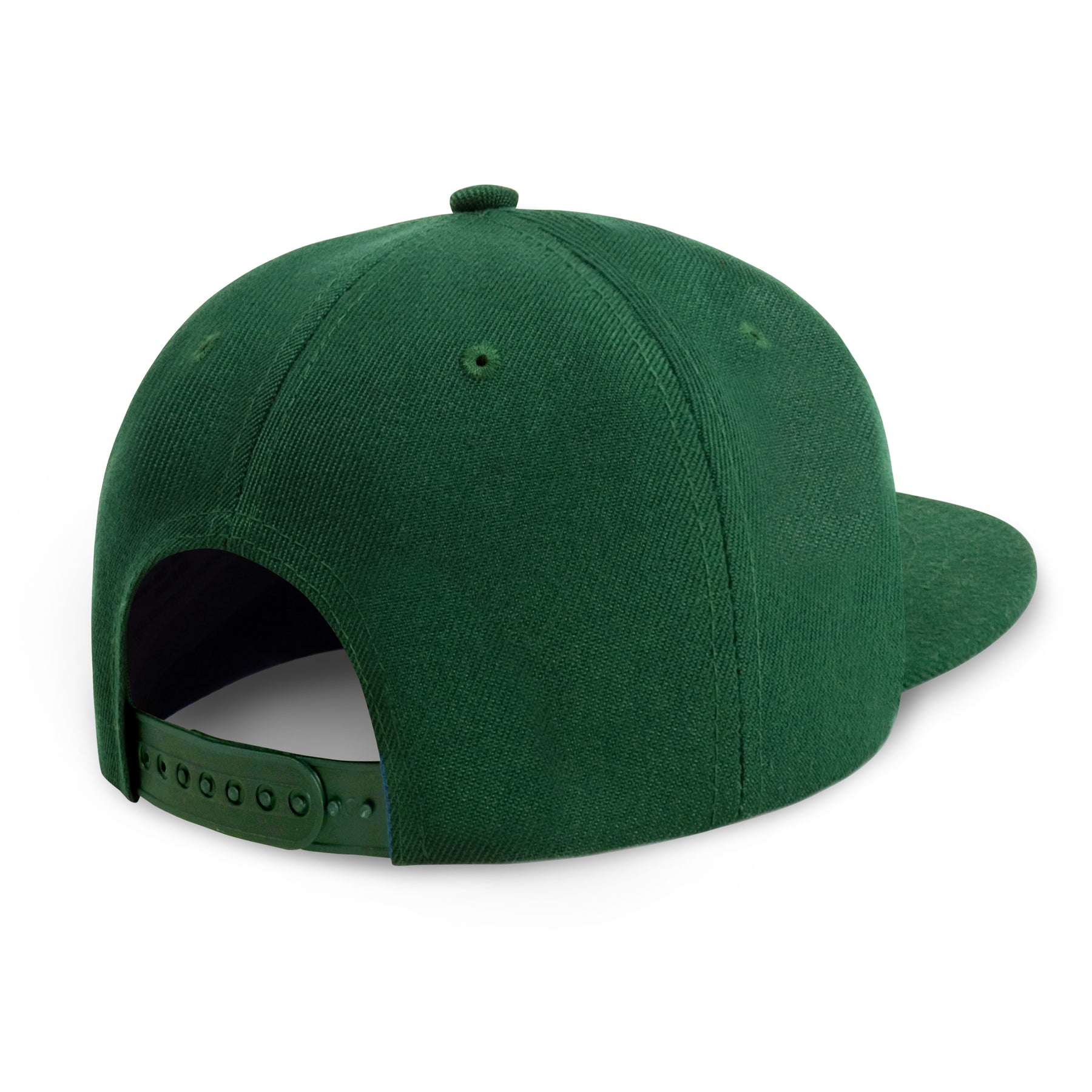Classic Flat Bill Snapback – Polyester Adjustable Fit & Breathable