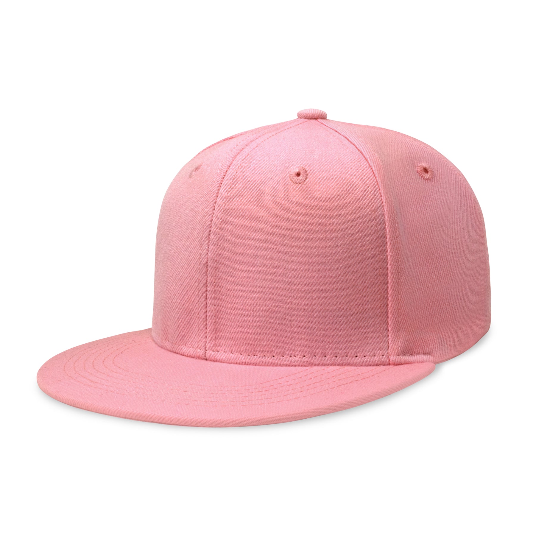 Classic Flat Bill Snapback – Polyester Adjustable Fit & Breathable