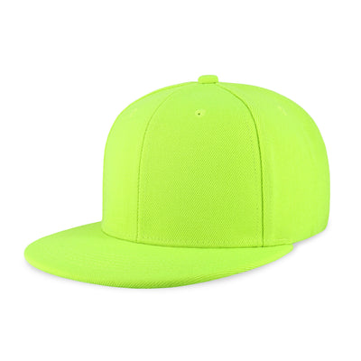 Classic Flat Bill Snapback – Polyester Adjustable Fit & Breathable