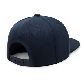 Classic Flat Bill Snapback – Polyester Adjustable Fit & Breathable