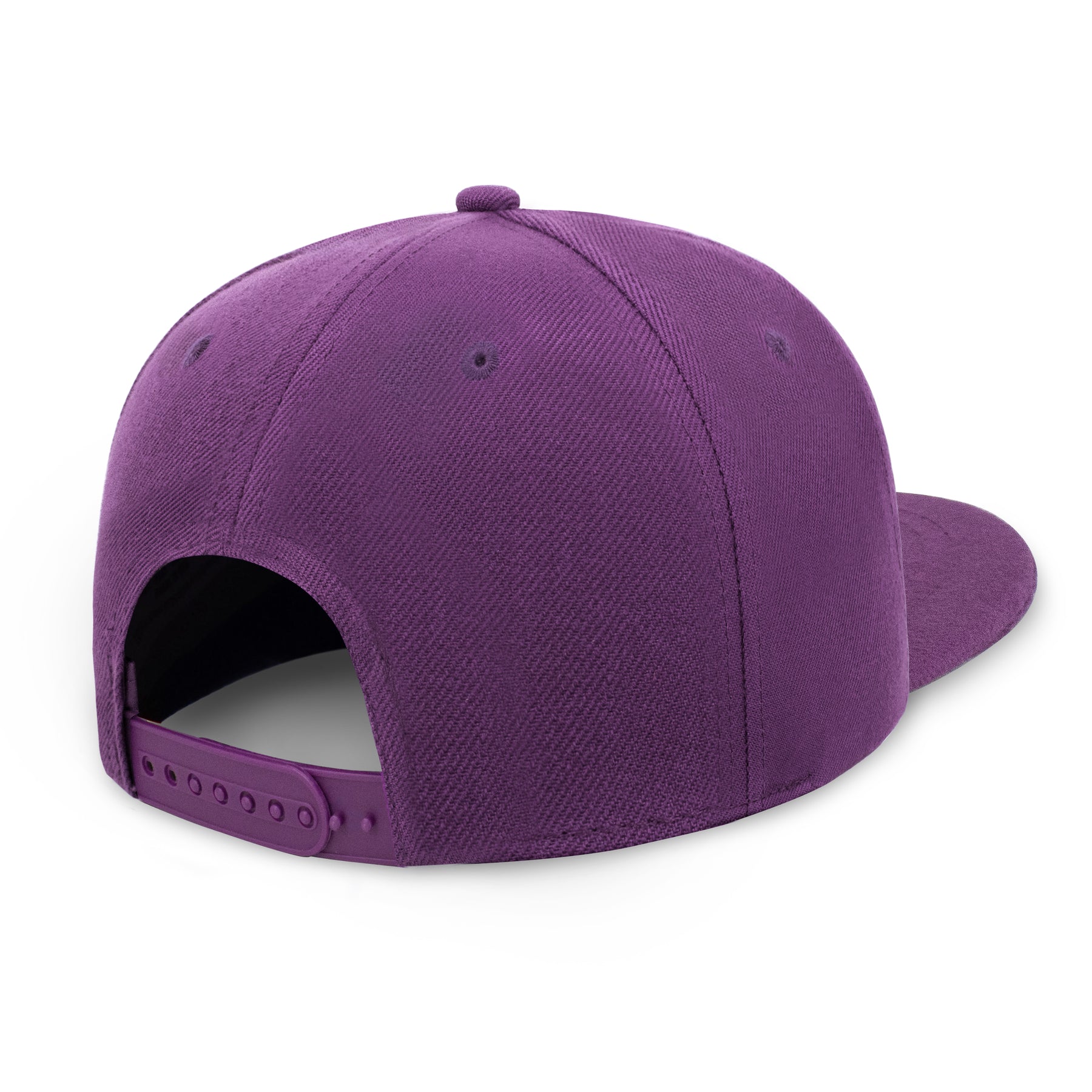 Classic Flat Bill Snapback – Polyester Adjustable Fit & Breathable