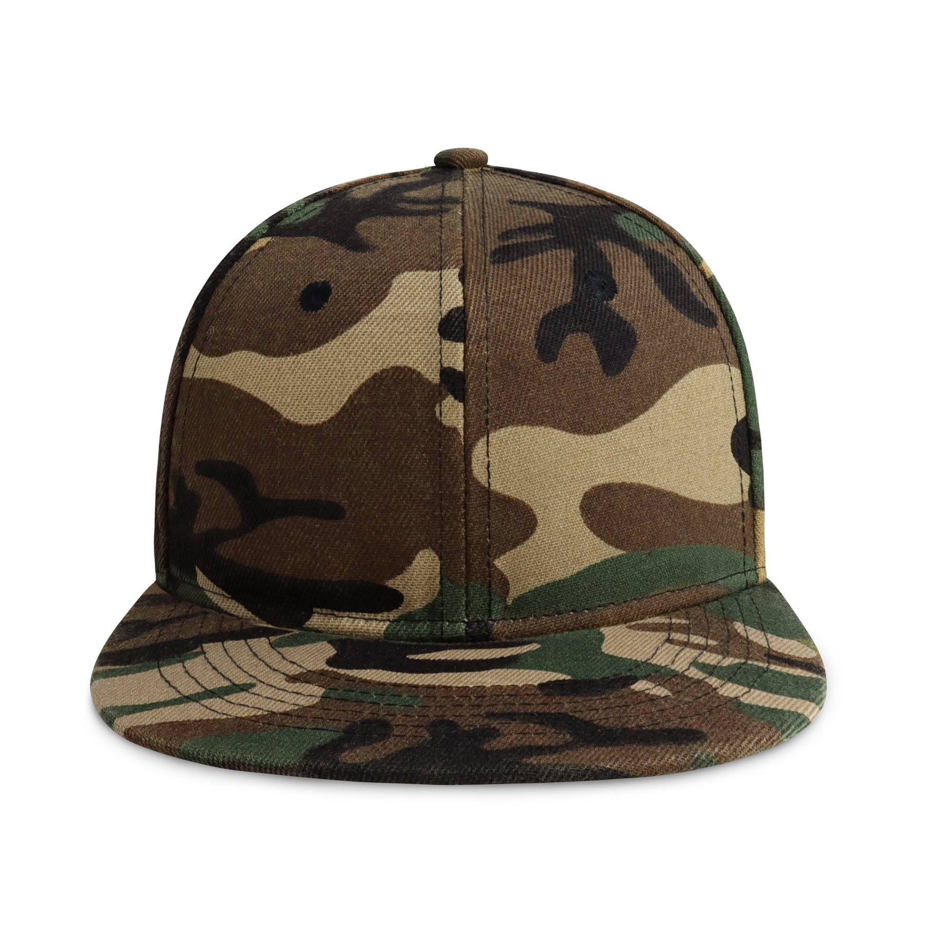 Classic Flat Bill Snapback – Polyester Adjustable Fit & Breathable