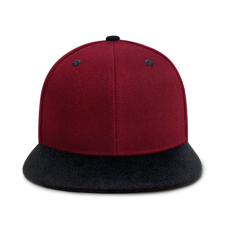 Two-Tone Edge Snapback – Acrylic Adjustable Fit & Breathable