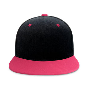 Two-Tone Edge Snapback – Acrylic Adjustable Fit & Breathable
