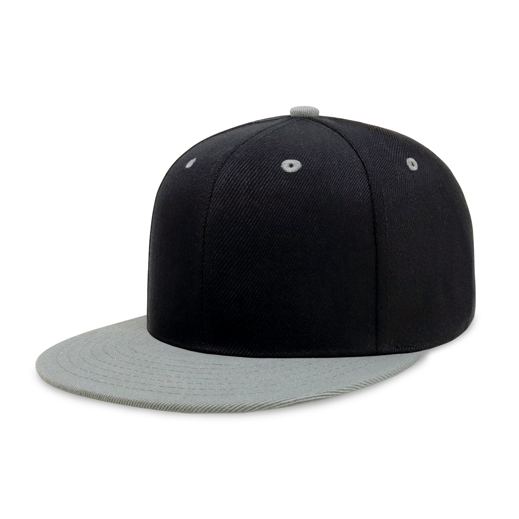 Two-Tone Edge Snapback – Acrylic Adjustable Fit & Breathable
