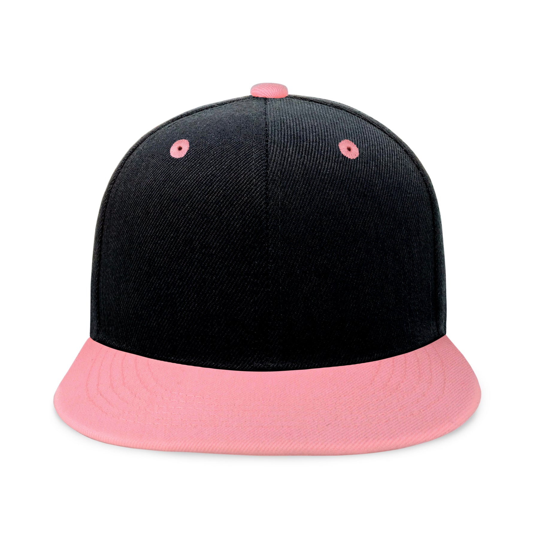 Two-Tone Edge Snapback – Acrylic Adjustable Fit & Breathable