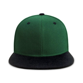 Two-Tone Edge Snapback – Acrylic Adjustable Fit & Breathable