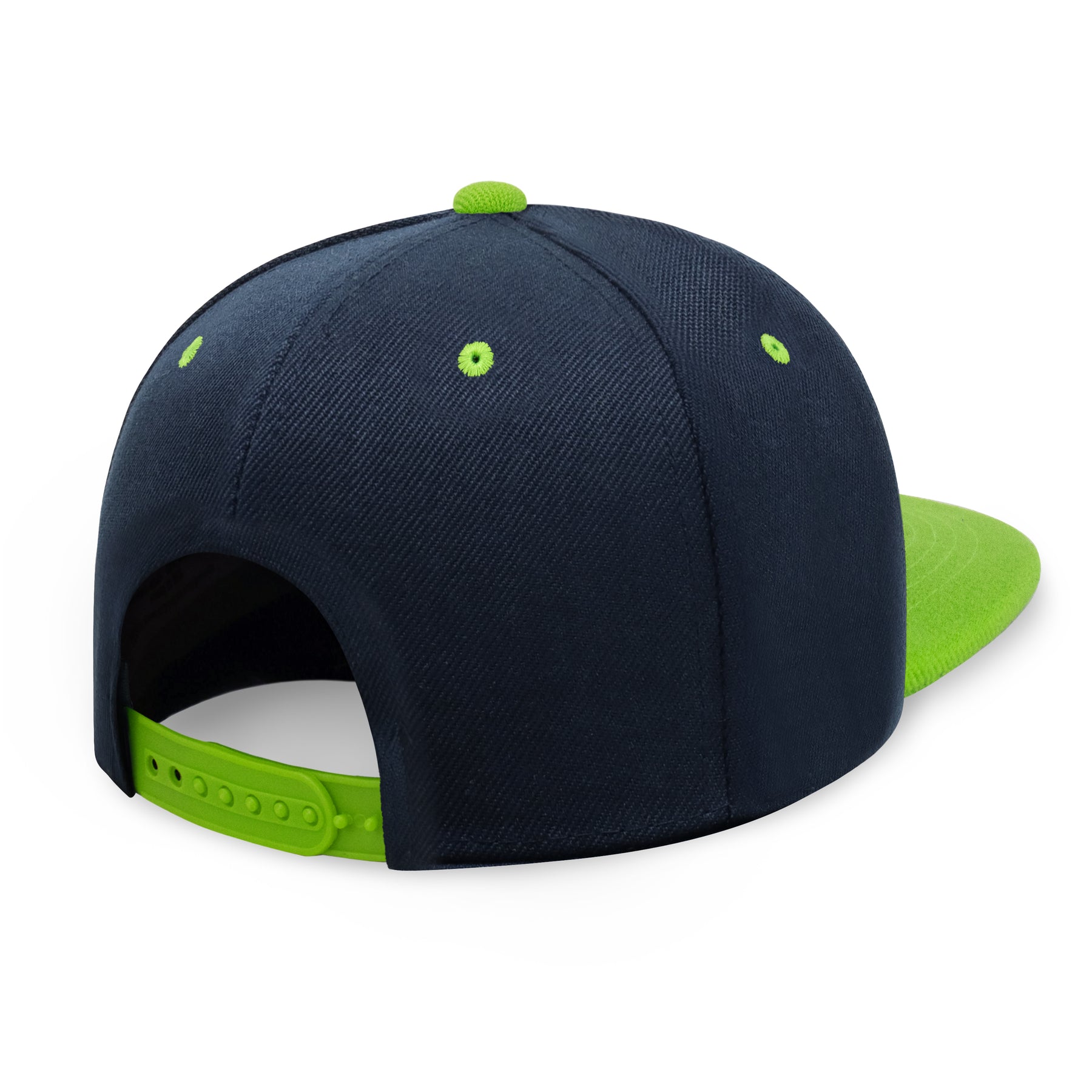 Two-Tone Edge Snapback – Acrylic Adjustable Fit & Breathable