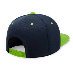 Two-Tone Edge Snapback – Acrylic Adjustable Fit & Breathable