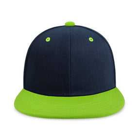 Two-Tone Edge Snapback – Acrylic Adjustable Fit & Breathable