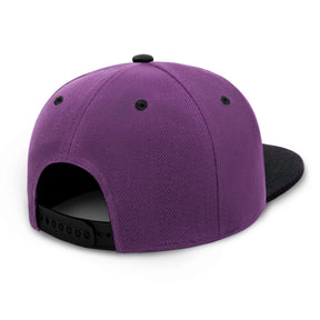 Two-Tone Edge Snapback – Acrylic Adjustable Fit & Breathable