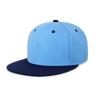 Two-Tone Edge Snapback – Acrylic Adjustable Fit & Breathable