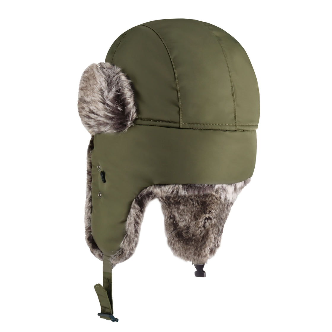 Waterproof Trapper Hat for Winter – Fur Lined Ushanka with Detachable Face Mask