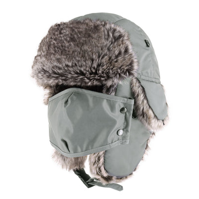 Waterproof Trapper Hat for Winter – Fur Lined Ushanka with Detachable Face Mask