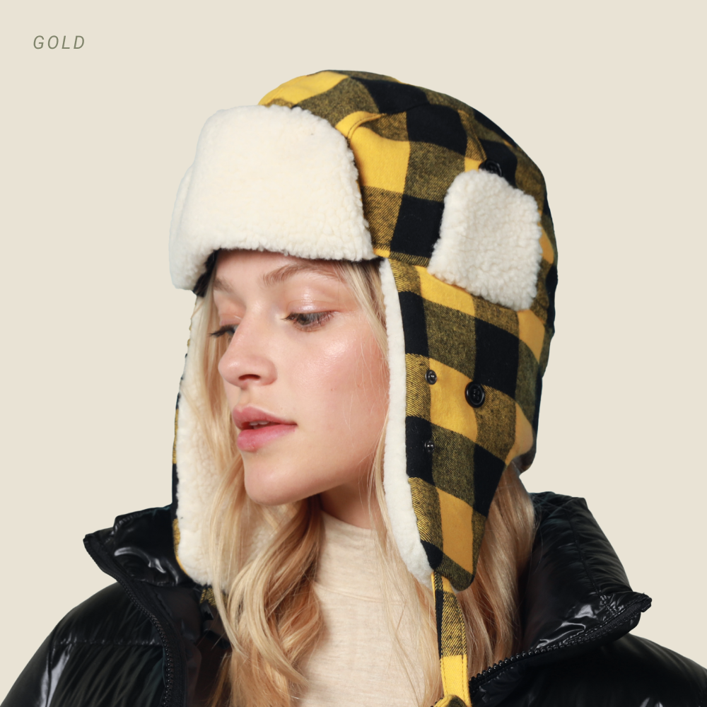 CHOK.LIDS Waterproof Winter Trapper Bomber Hat with Detachable Mask