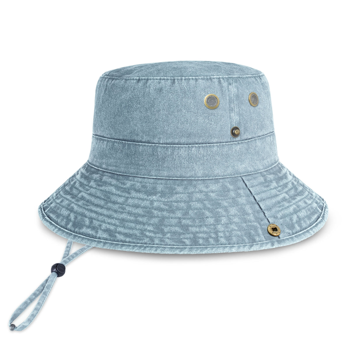 Wide Brim Bucket Hat