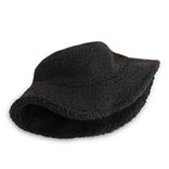 Sherpa Bucket Hat for Winter – Cozy Fleece Bucket Hat with Adjustable Drawstring