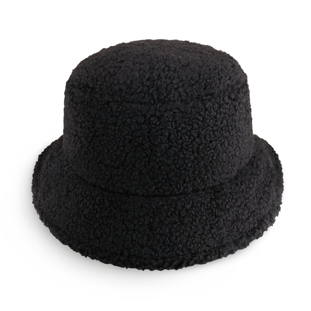 Black Sherpa Bucket Hat