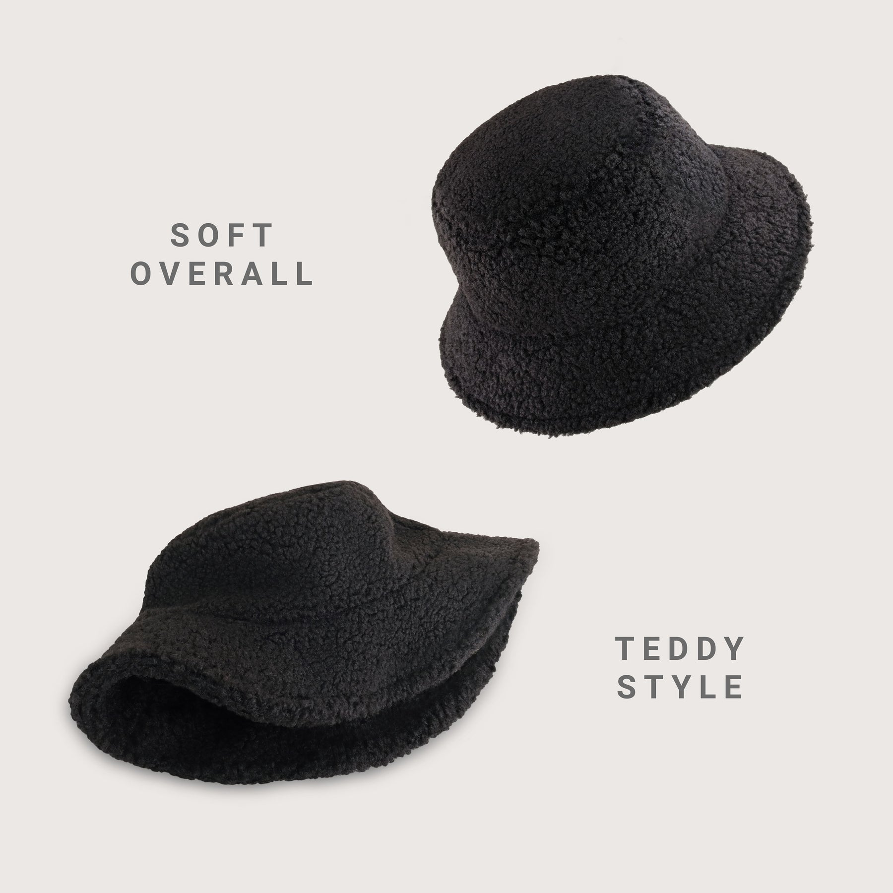 Soft Overall Sherpa Bucket Hat