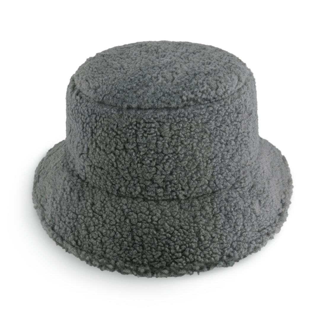 CHOK.LIDS Sherpa Bucket Hat with 55% Polyester/45% Plastic Mustard