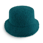 Sherpa Bucket Hat for Winter – Cozy Fleece Bucket Hat with Adjustable Drawstring