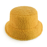 Sherpa Bucket Hat for Winter – Cozy Fleece Bucket Hat with Adjustable Drawstring