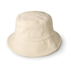 lvory Corduroy Bucket Hat