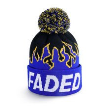  blue Faded Pom Beanie