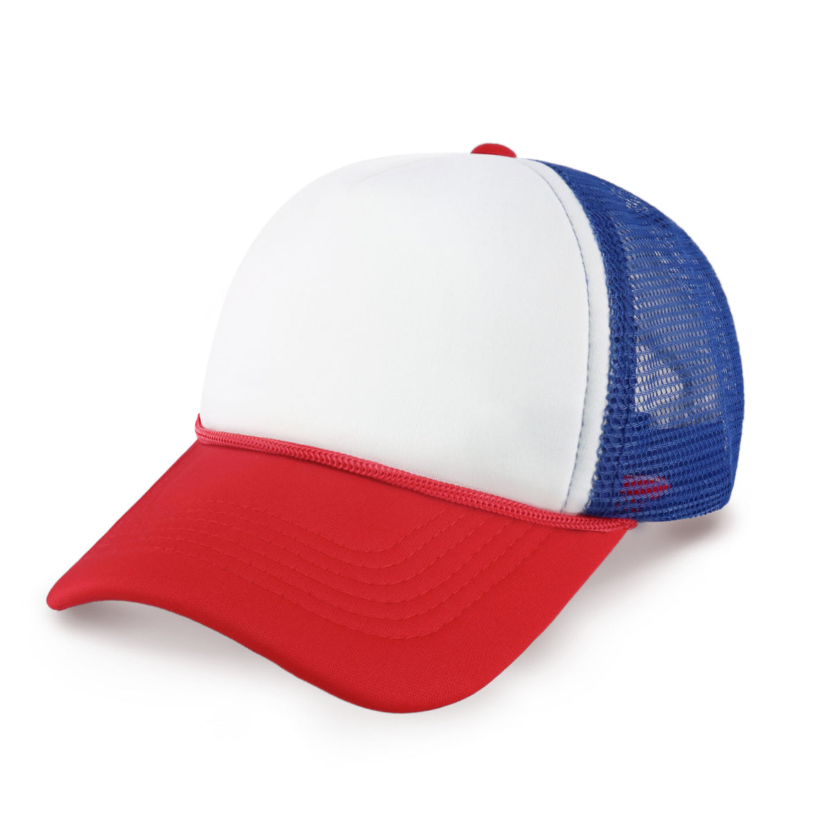 Two-Tone Foam Cap with Rope