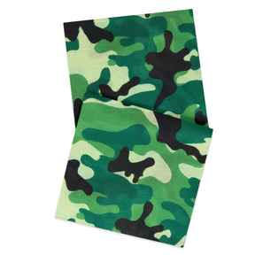 green leaf green flower camo Design Neck Gaiter