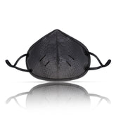 black Leather Face Mask