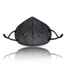 black Leather Face Mask