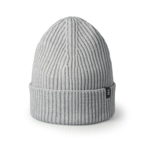 London Grey Ribbed Fisherman Beanie