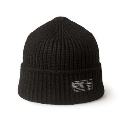 Charcoal Waffle Cuff Fisherman Beanie