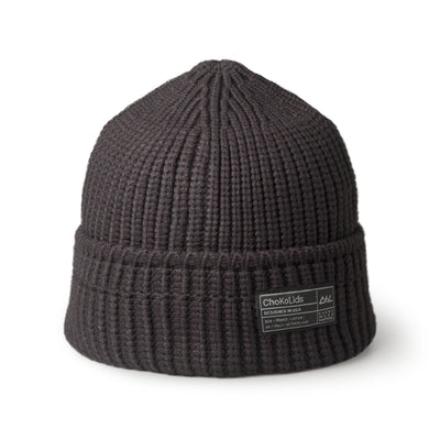 Waffle Charcoal Cuff Fisherman Beanie