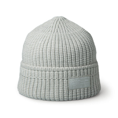 London Grey Waffle Cuff Fisherman Beanie