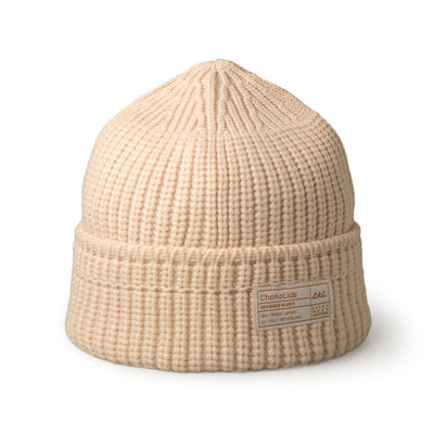 Latte Waffle Cuff Fisherman Beanie